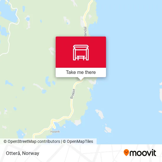 Otterå map