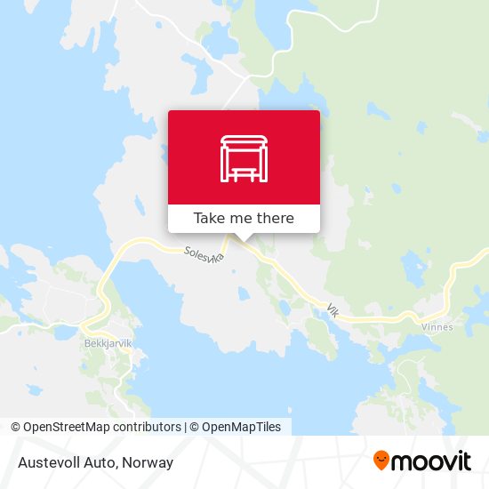 Austevoll Auto map