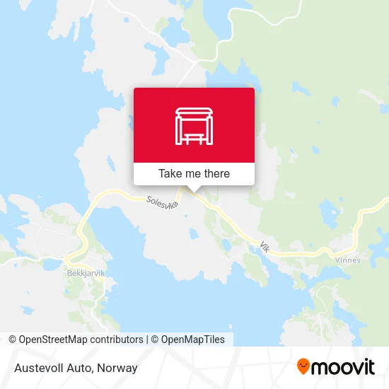 Austevoll Auto map