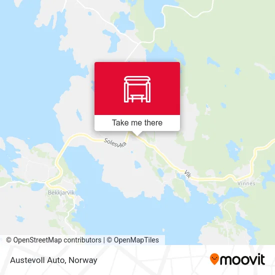 Austevoll Auto map