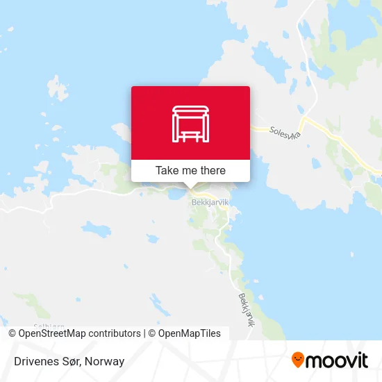 Drivenes Sør map
