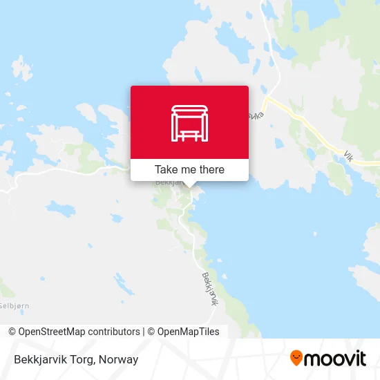Bekkjarvik Torg map
