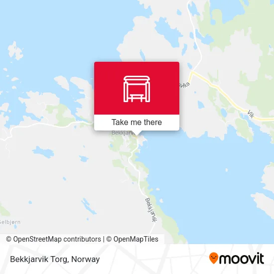 Bekkjarvik Torg map