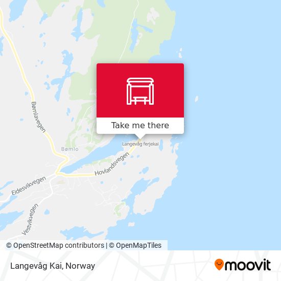 Langevåg Kai map