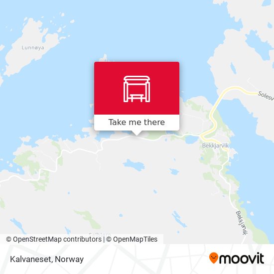 Kalvaneset map