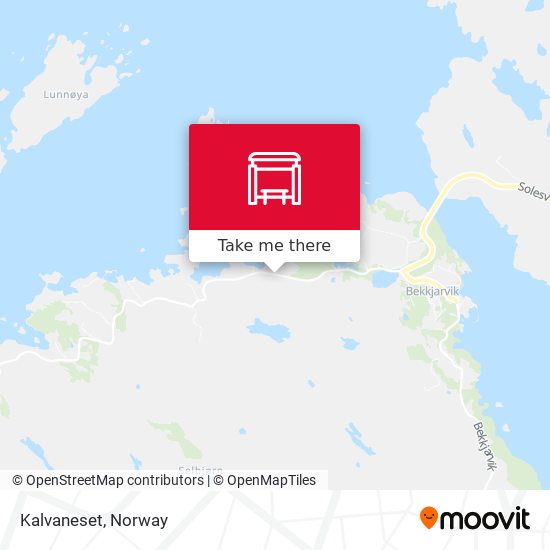 Kalvaneset map