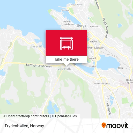 Frydenbølien map