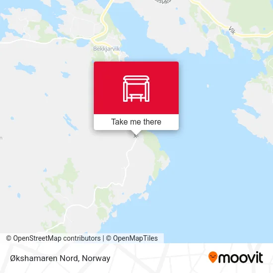 Økshamaren Nord map