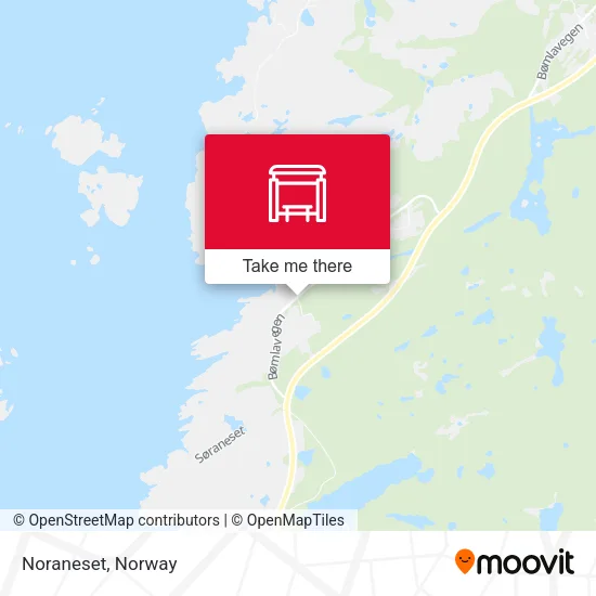 Noraneset map