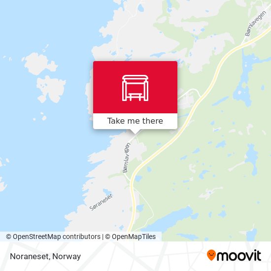 Noraneset map