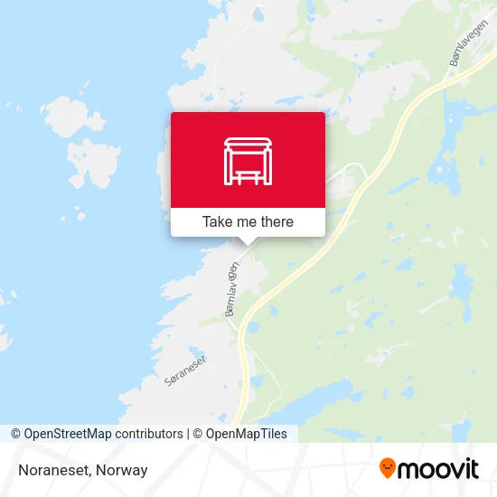 Noraneset map