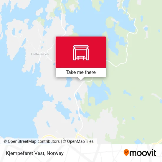 Kjempefaret Vest map