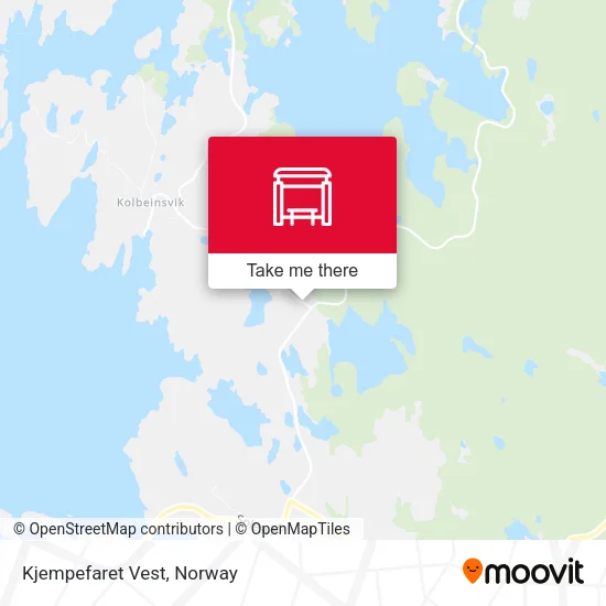 Kjempefaret Vest map