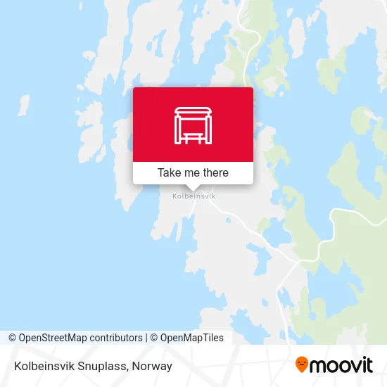 Kolbeinsvik Snuplass map