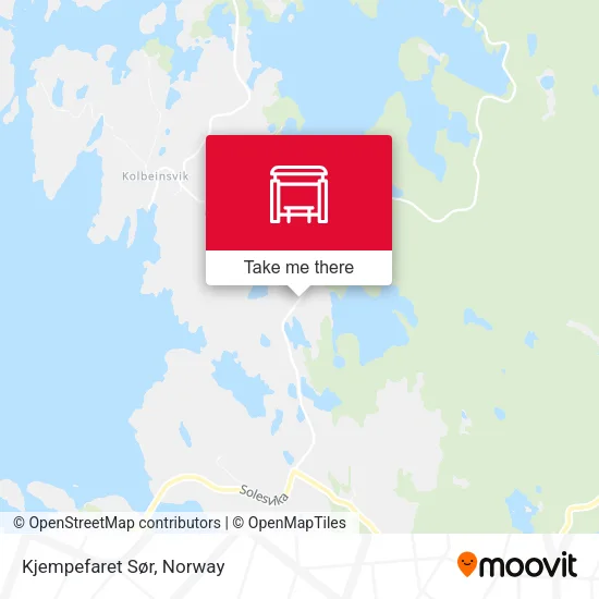 Kjempefaret Sør map