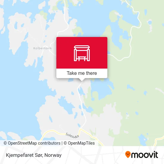 Kjempefaret Sør map