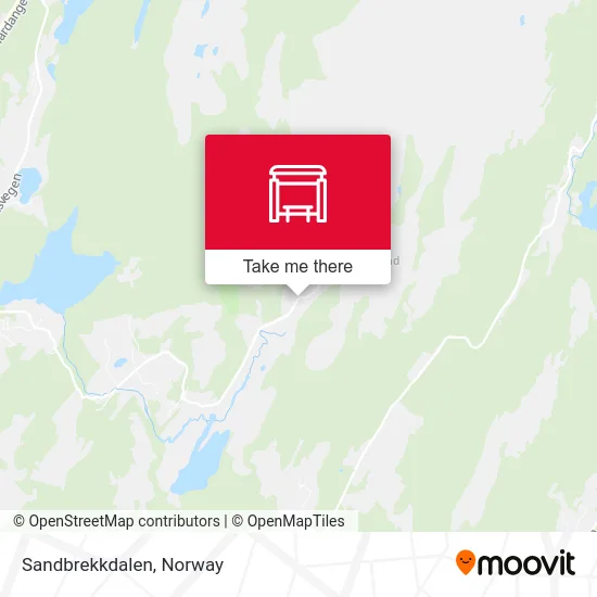 Sandbrekkdalen map