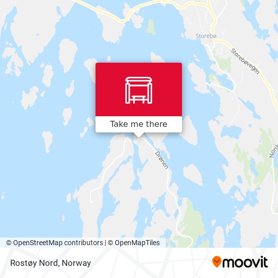 Rostøy Nord map