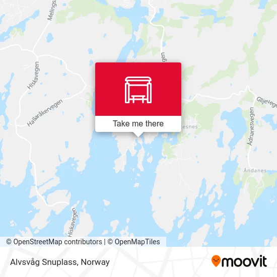 Alvsvåg Snuplass map