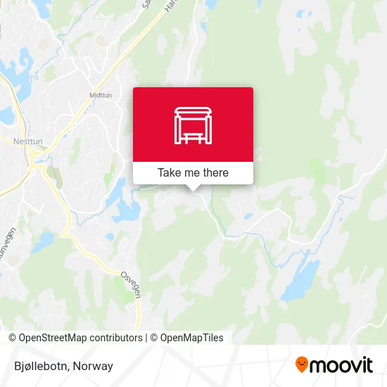 Bjøllebotn map