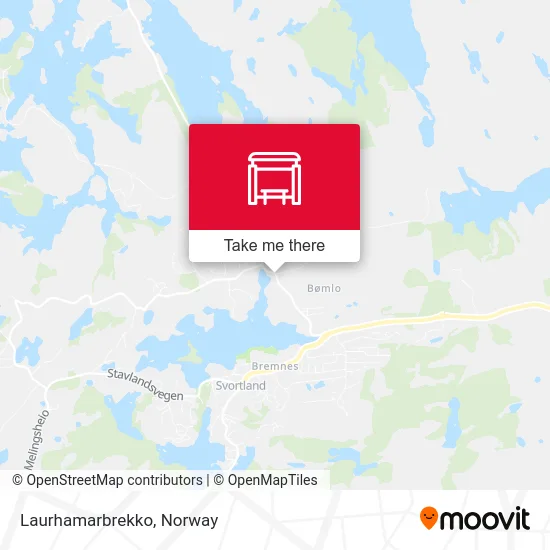 Laurhamarbrekko map