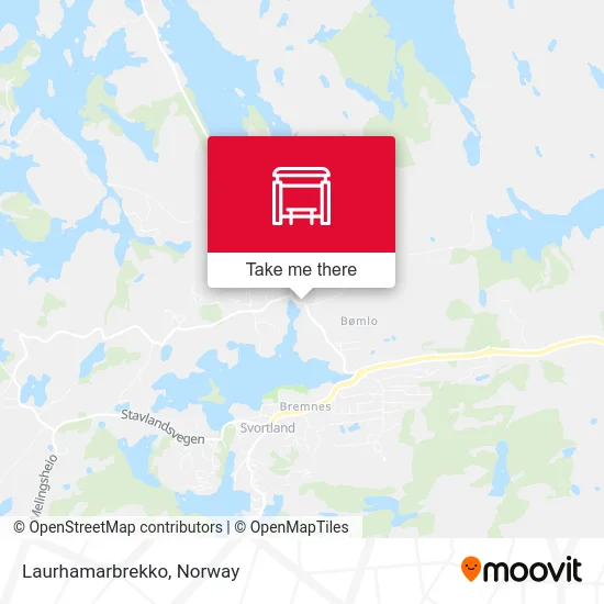 Laurhamarbrekko map