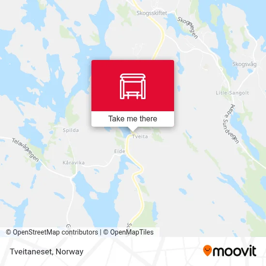 Tveitaneset map