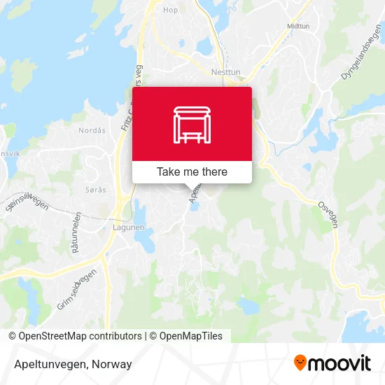 Apeltunvegen map