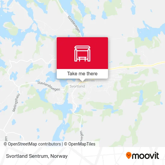 Svortland Sentrum map