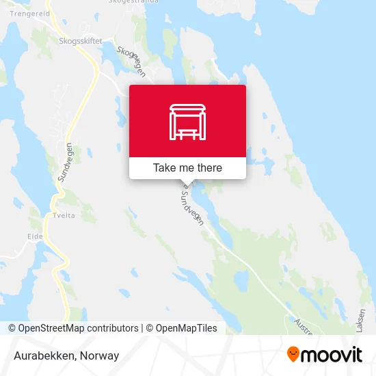 Aurabekken map