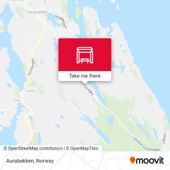 Aurabekken map