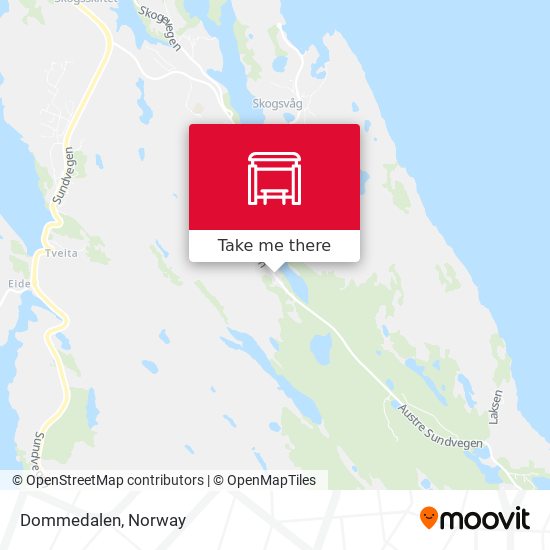 Dommedalen map