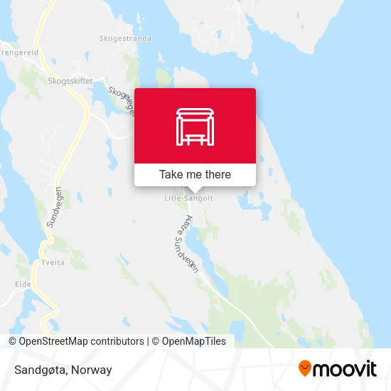 Sandgøta map