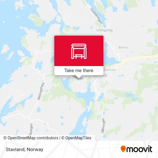 Stavland map