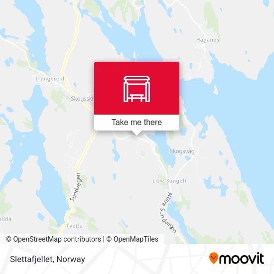 Slettafjellet map