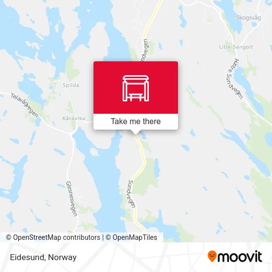 Eidesund map