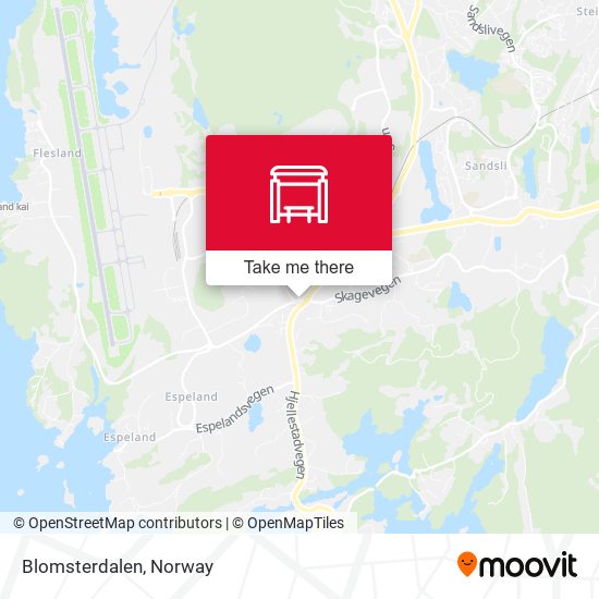 Blomsterdalen map