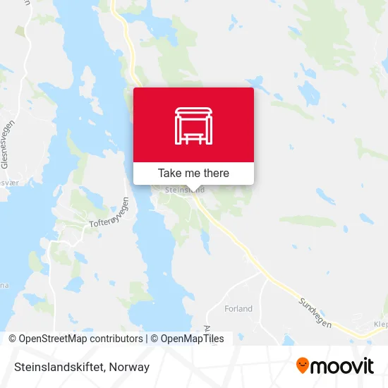 Steinslandskiftet map