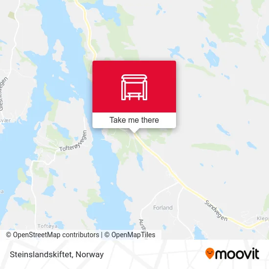 Steinslandskiftet map