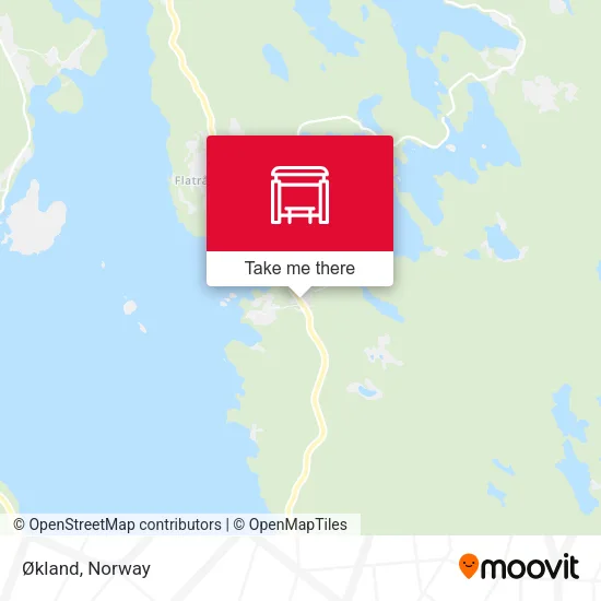 Økland map