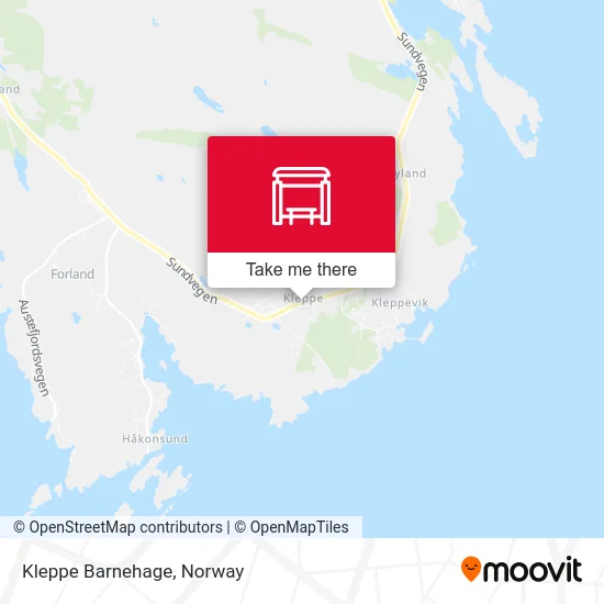 Kleppe Barnehage map