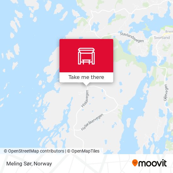 Meling Sør map