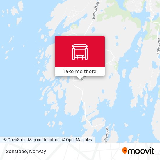 Sønstabø map