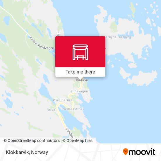 Klokkarvik map