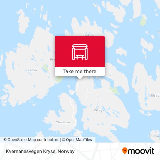 Kvernanesvegen Kryss map