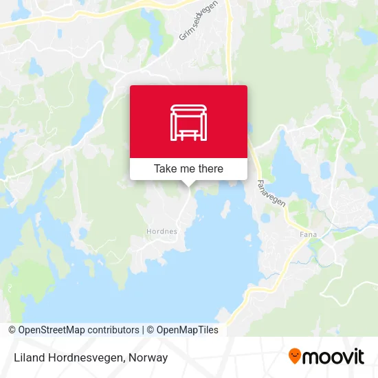 Liland Hordnesvegen map