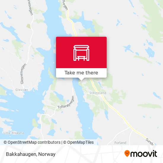 Bakkahaugen map