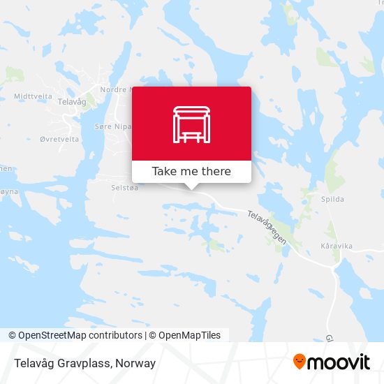 Telavåg Gravplass map