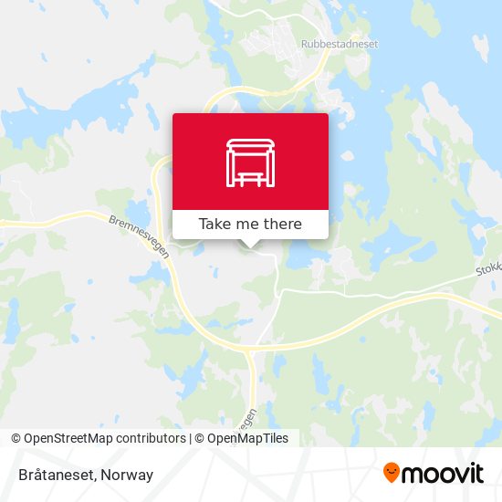 Bråtaneset map