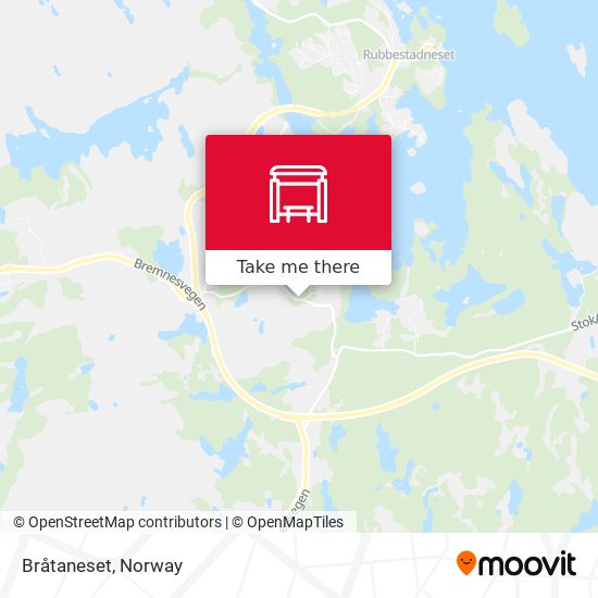 Bråtaneset map